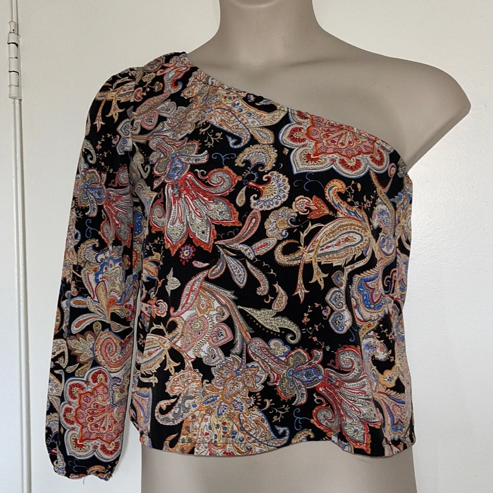 SHEIN VCAY Bohemian Floral Print Blouse for Women